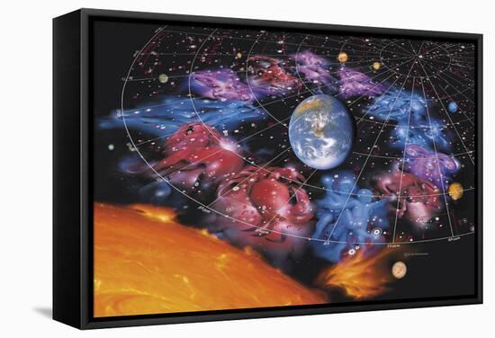 Zodiac Signs-Detlev Van Ravenswaay-Framed Premier Image Canvas