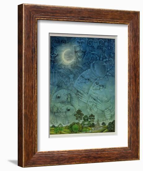 Zodiac Sky-Wayne Anderson-Framed Giclee Print