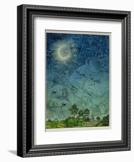 Zodiac Sky-Wayne Anderson-Framed Giclee Print