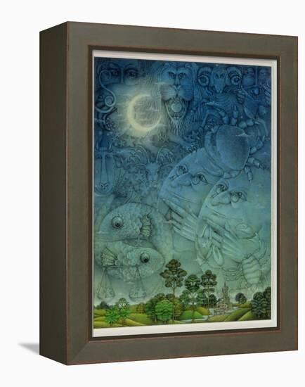 Zodiac Sky-Wayne Anderson-Framed Premier Image Canvas