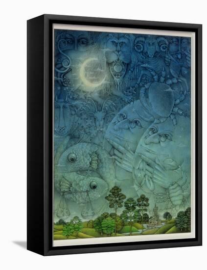 Zodiac Sky-Wayne Anderson-Framed Premier Image Canvas