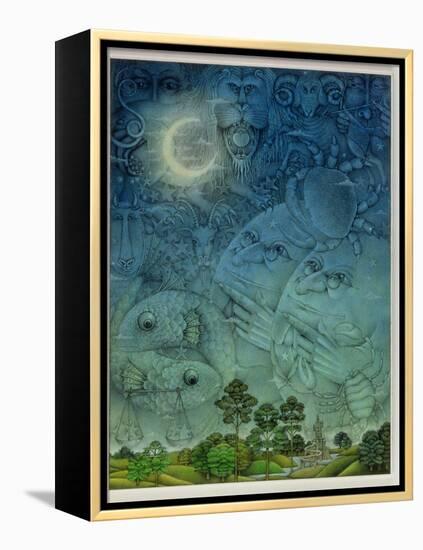 Zodiac Sky-Wayne Anderson-Framed Premier Image Canvas