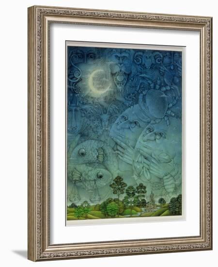 Zodiac Sky-Wayne Anderson-Framed Giclee Print