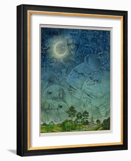 Zodiac Sky-Wayne Anderson-Framed Giclee Print