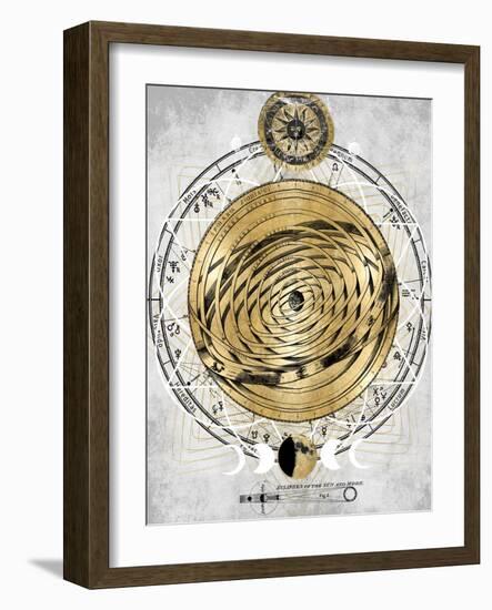 Zodiac Sphere I-Oliver Jeffries-Framed Art Print