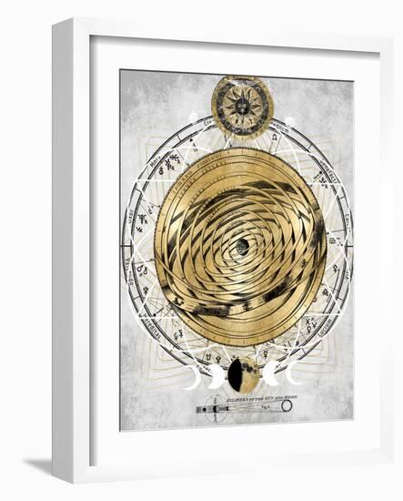 Zodiac Sphere I-Oliver Jeffries-Framed Art Print