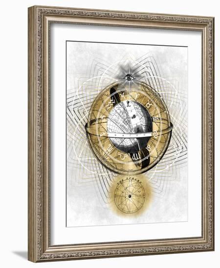 Zodiac Sphere II-Oliver Jeffries-Framed Art Print