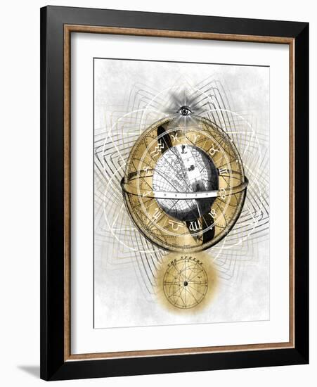 Zodiac Sphere II-Oliver Jeffries-Framed Art Print