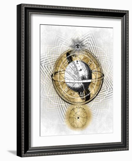 Zodiac Sphere II-Oliver Jeffries-Framed Art Print