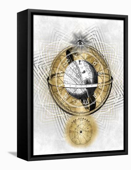 Zodiac Sphere II-Oliver Jeffries-Framed Stretched Canvas