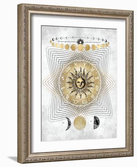 Zodiac Sun I-Oliver Jeffries-Framed Art Print