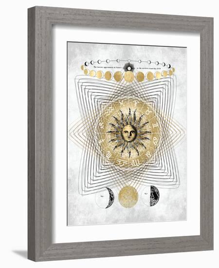 Zodiac Sun I-Oliver Jeffries-Framed Art Print