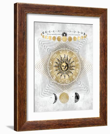 Zodiac Sun I-Oliver Jeffries-Framed Art Print