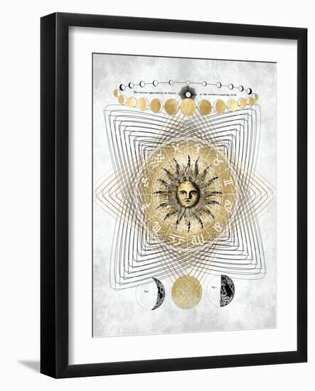 Zodiac Sun I-Oliver Jeffries-Framed Art Print