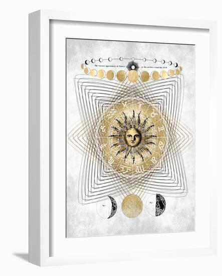 Zodiac Sun I-Oliver Jeffries-Framed Art Print