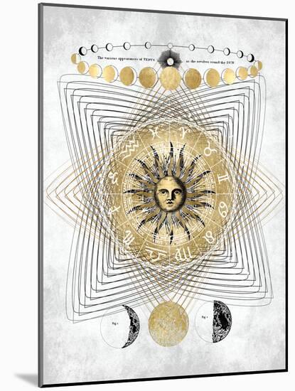 Zodiac Sun I-Oliver Jeffries-Mounted Art Print