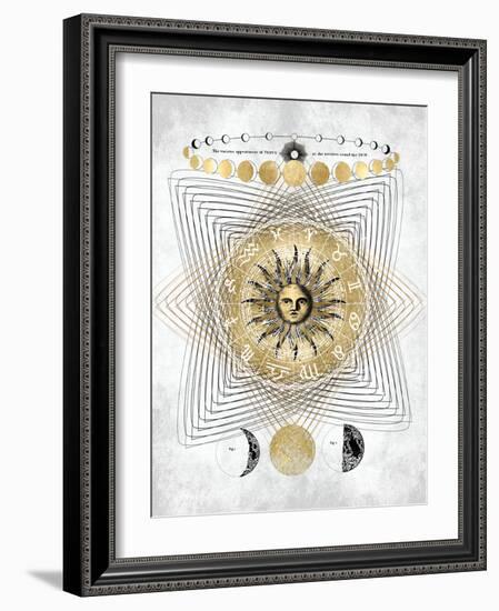 Zodiac Sun I-Oliver Jeffries-Framed Art Print