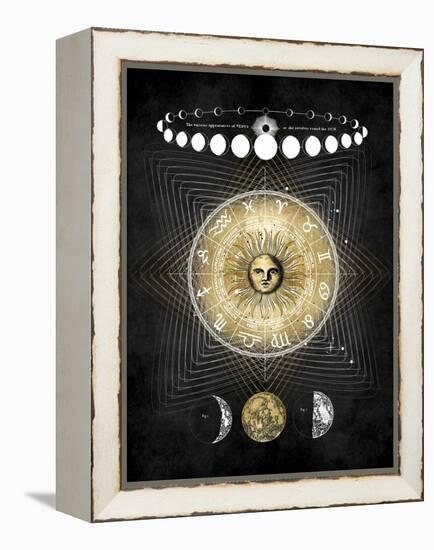 Zodiac Sun II-Oliver Jeffries-Framed Stretched Canvas