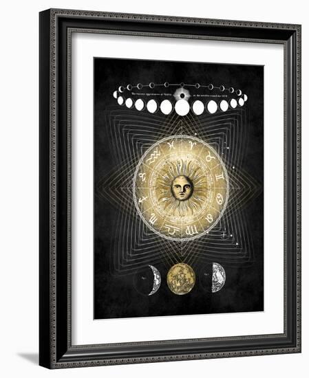 Zodiac Sun II-Oliver Jeffries-Framed Art Print