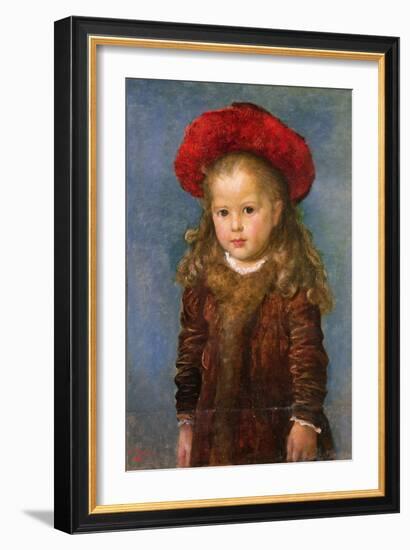 Zoe Ionides, 1881 (Oil on Canvas)-George Frederic Watts-Framed Giclee Print