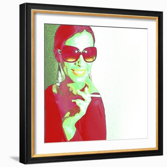 Zoe-NaxArt-Framed Premium Giclee Print