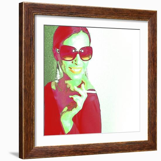 Zoe-NaxArt-Framed Art Print