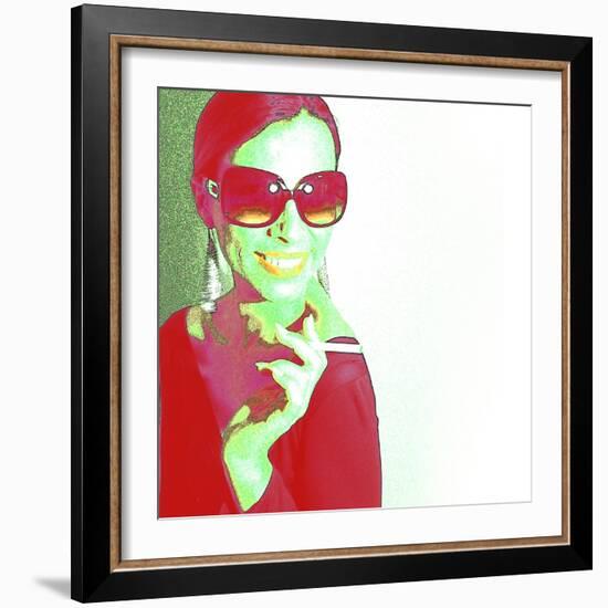 Zoe-NaxArt-Framed Art Print