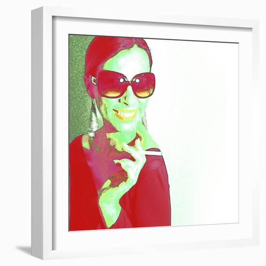 Zoe-NaxArt-Framed Art Print