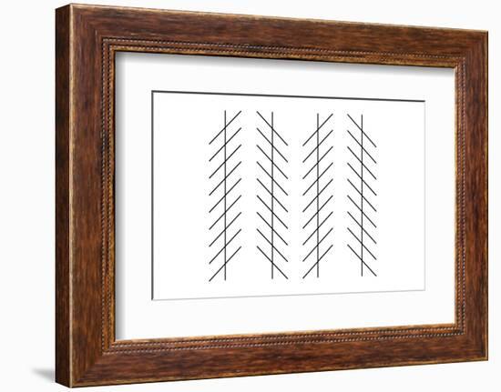 Zoellner Illusion-Science Photo Library-Framed Photographic Print