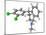 Zoloft Antidepressant Drug Molecule-Laguna Design-Mounted Photographic Print