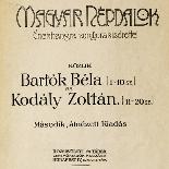 Title Page of First Edition of Folk Songs-Zoltan Kodaly-Framed Giclee Print