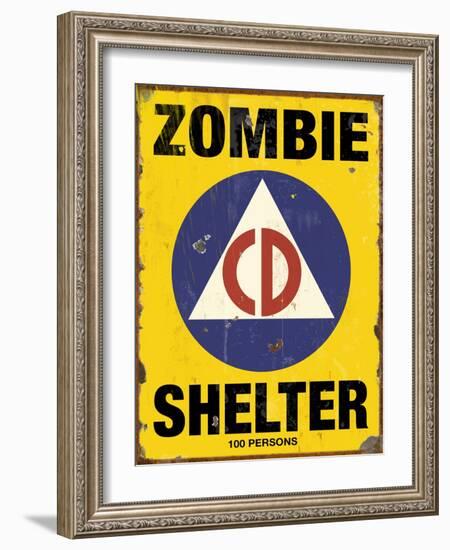 Zombie CD-Retroplanet-Framed Giclee Print