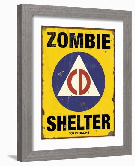 Zombie CD-Retroplanet-Framed Giclee Print