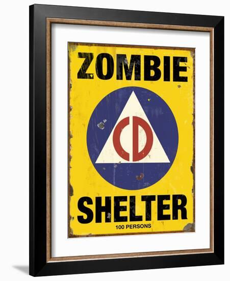 Zombie CD-Retroplanet-Framed Giclee Print