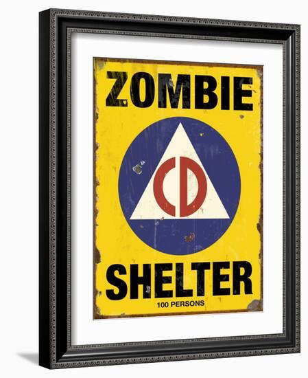 Zombie CD-Retroplanet-Framed Giclee Print