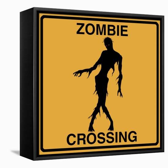 Zombie Crossing-Tina Lavoie-Framed Premier Image Canvas