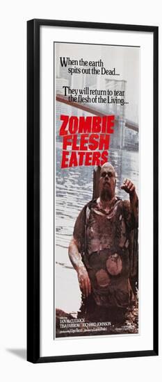 Zombie Flesh Eaters, Australian poster art, 1979-null-Framed Art Print