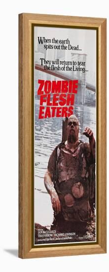 Zombie Flesh Eaters, Australian poster art, 1979-null-Framed Stretched Canvas