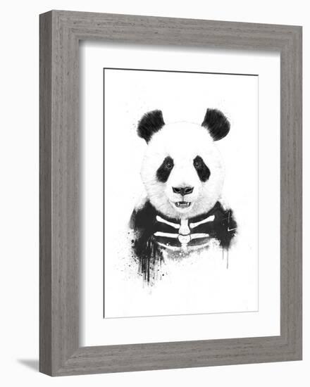 Zombie Panda-Balazs Solti-Framed Art Print