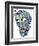 Zombie-Pattern_Head-01-FlyLand Designs-Framed Giclee Print