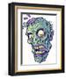 Zombie-Pattern_Head-01-FlyLand Designs-Framed Giclee Print