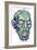 Zombie-Pattern_Head-07-FlyLand Designs-Framed Giclee Print