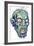 Zombie-Pattern_Head-07-FlyLand Designs-Framed Giclee Print