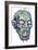 Zombie-Pattern_Head-07-FlyLand Designs-Framed Giclee Print