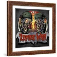 Zombie War Soldiers-FlyLand Designs-Framed Giclee Print