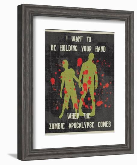 Zombie-Erin Clark-Framed Giclee Print