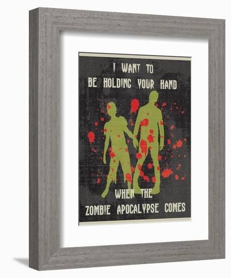 Zombie-Erin Clark-Framed Giclee Print