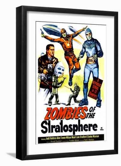 Zombies of the Stratosphere, 1952-null-Framed Art Print