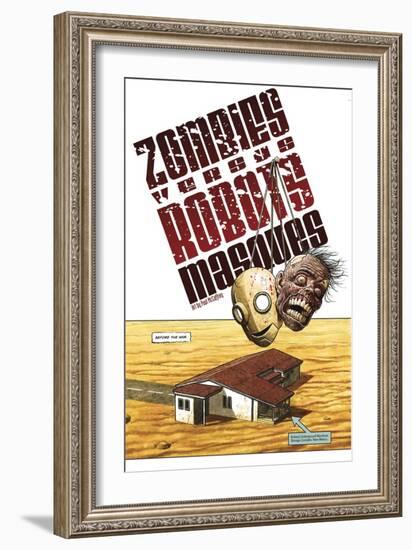 Zombies vs. Robots - Bonus Material-Paul McCaffrey-Framed Art Print