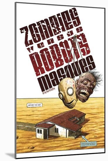 Zombies vs. Robots - Bonus Material-Paul McCaffrey-Mounted Art Print